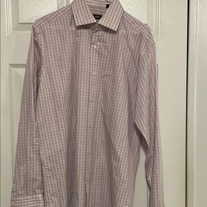 Hugo Boss Pink Dress Shirt with Crisp Fabric